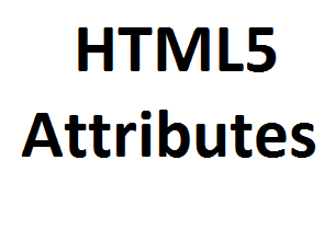 New Form Attributes Of HTML5